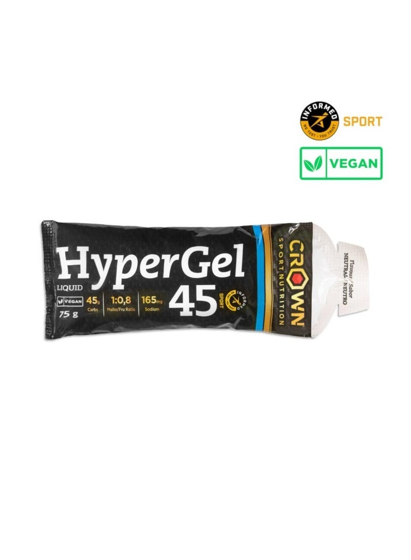 CROWN SPORT NUTRITION Crown Sport Nutrition - HyperGel 45 Neutral - Caffeine free and Vegan (10 x 75 grams) - Image 2
