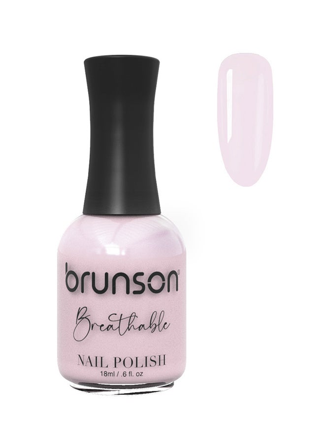 brunson Breathable Nail Polish Halal nail polish Wudu friendly Quick-Dry Vegan long lasting but easy peel off   18ml BH005 