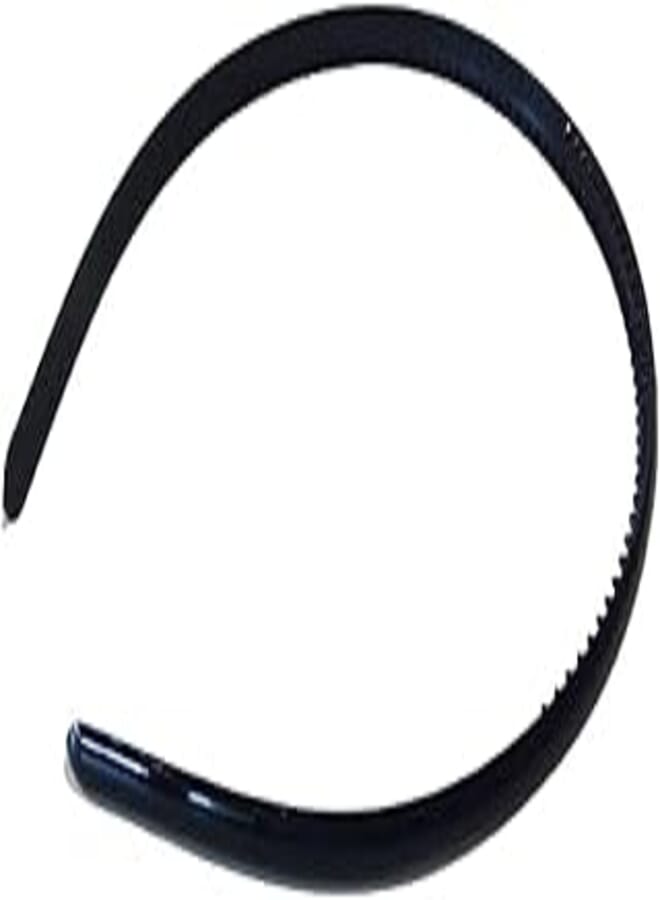 Generic Plain with Teeth Plastic DIY Hair Accessories Headbands Headwears (Black)
