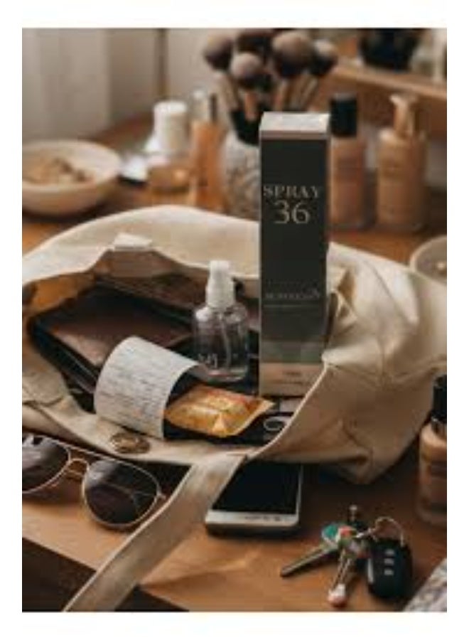 Moroccan SPRAY 36 Moroccan Herbs Hair Care Essential Oil, One Hundred Milliliters Bottle, One Hundred Percent Natural Formula with Thirty Six Authentic Moroccan Herbs for Hair Strengthening and Scalp Nourishing. - Image 1