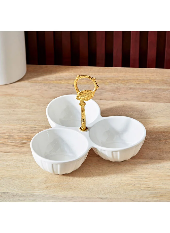 Home Box Supreme 3-Partition Bowl 21.2x5x21.2 cm