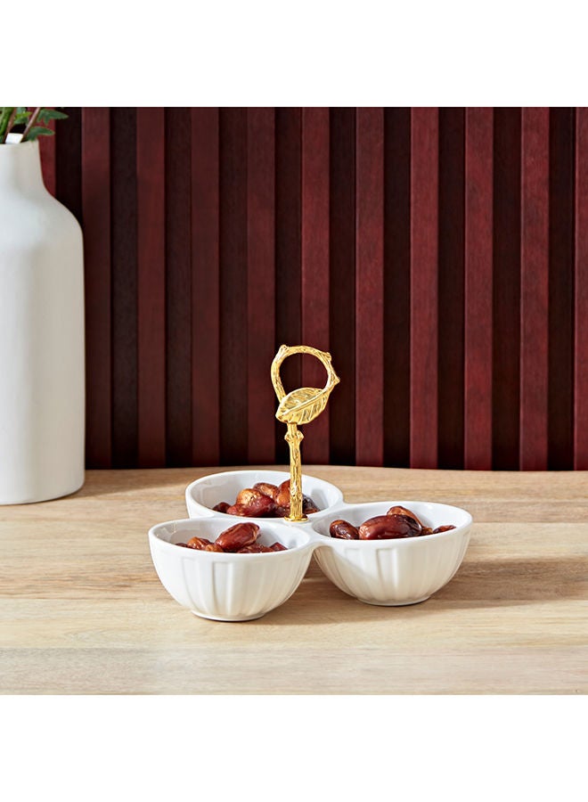 Home Box Supreme 3-Partition Bowl 21.2x5x21.2 cm - Image 1