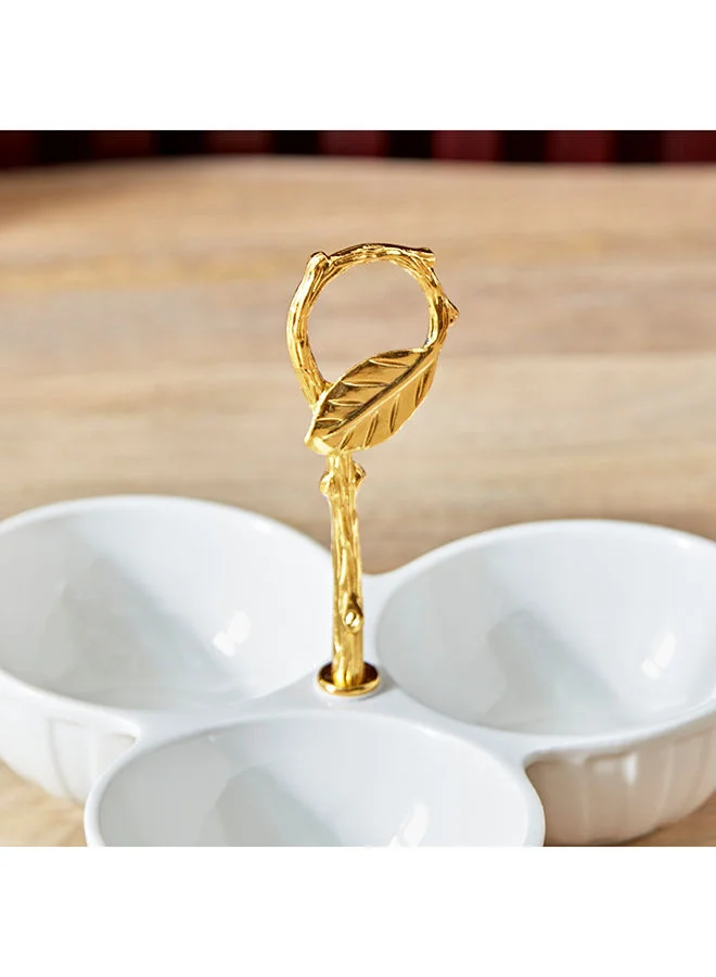 Home Box Supreme 3-Partition Bowl 21.2x5x21.2 cm