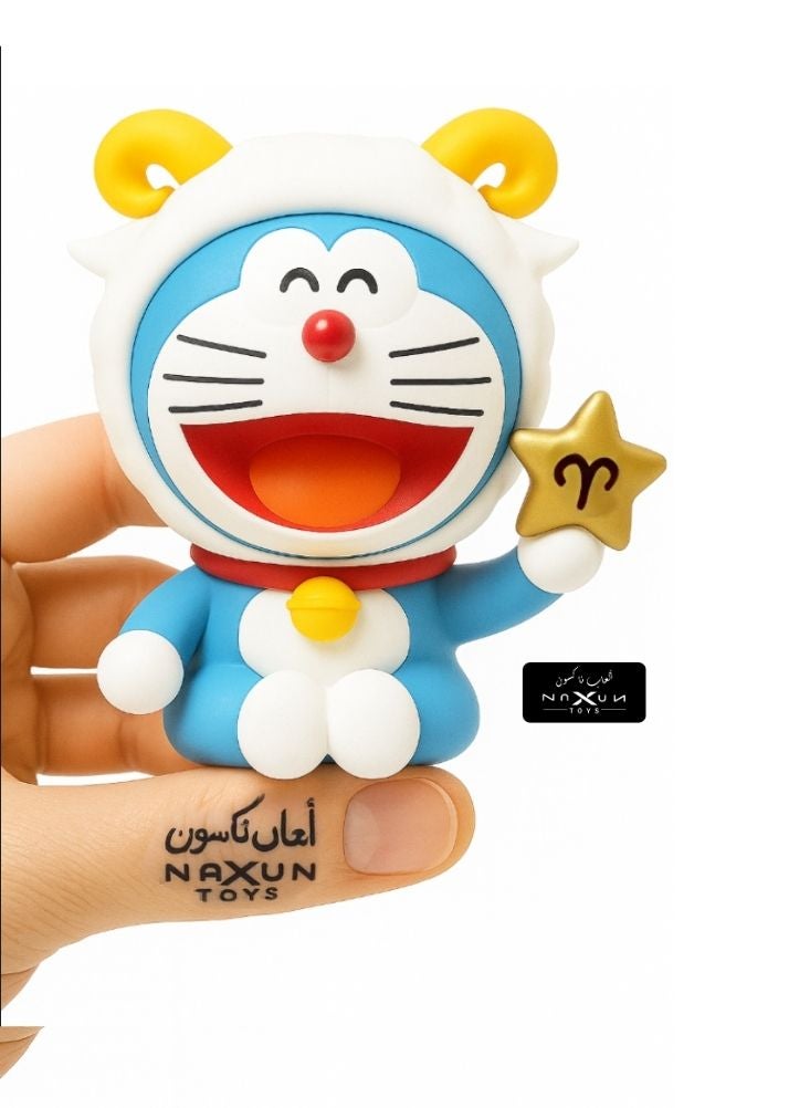 Doraemon Cute Doraemon Collectible Figure – Zodiac Aries Star Edition PVC Toy - Image 2