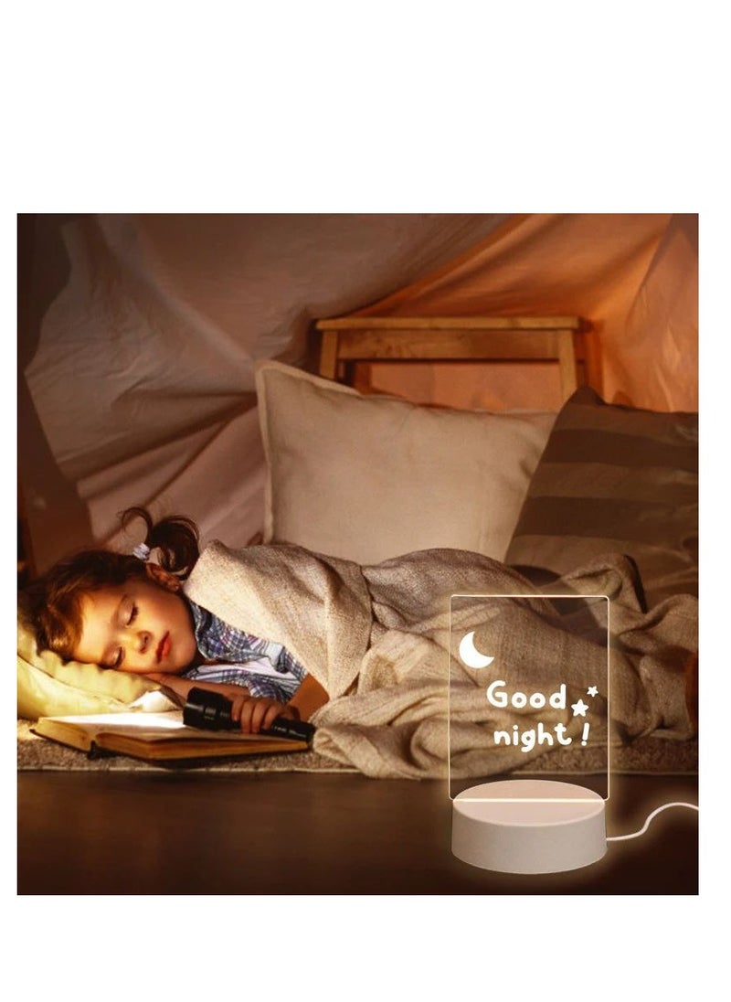 Generic LED Light Up Chalkboard with Writing Pad and Board Holder  - Image 4