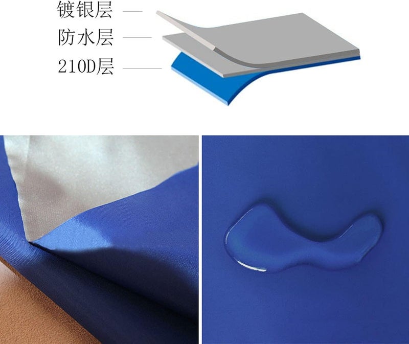 woobles 4-15ft Solar Pool Cover, Round Pool Cover for Above Ground Pool In-Ground Pool Frame Swimming Pools Inflatable Pool,Reduce Water Evaporation Keep Warm Rainproof Dust Protector Easy Set (14.8ft, Blue) - Image 3