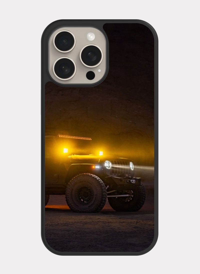 بكسلات كفر ايفون 15 برو ماكس جيب رانجلر روبيكون ريبيل اصفر - Image 1