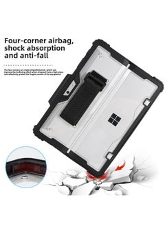 Generic For Microsoft Surface Pro11 Protective Case Pro10/9/8 Anti-fall Bracket All-inclusive Three-proof Protective Case-Colour:Gray + Shoulder Strap-Applicable Model:Microsoft Surface Pro8  - Image 3