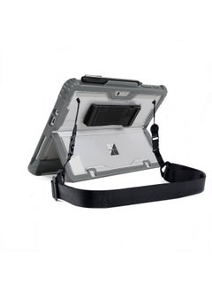 Generic For Microsoft Surface Pro11 Protective Case Pro10/9/8 Anti-fall Bracket All-inclusive Three-proof Protective Case-Colour:Gray + Shoulder Strap-Applicable Model:Microsoft Surface Pro8  - Image 1