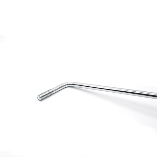 harpfeas 6 MM Thread Tremolo Arm Electric Guitar Tremolo Arm Thread Metal Single Tremolo Arm Whammy Bar with Tip for Stratocaster Electric Guitar Tremolo System (Chrome) - Image 4