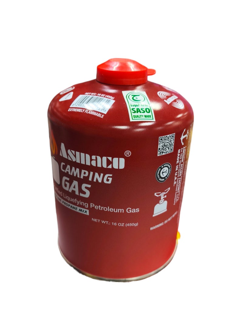 Asmaco Large Outdoor Camping Butane Gas 450g - Image 1