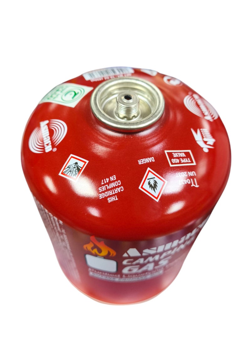 Asmaco Large Outdoor Camping Butane Gas 450g - Image 2