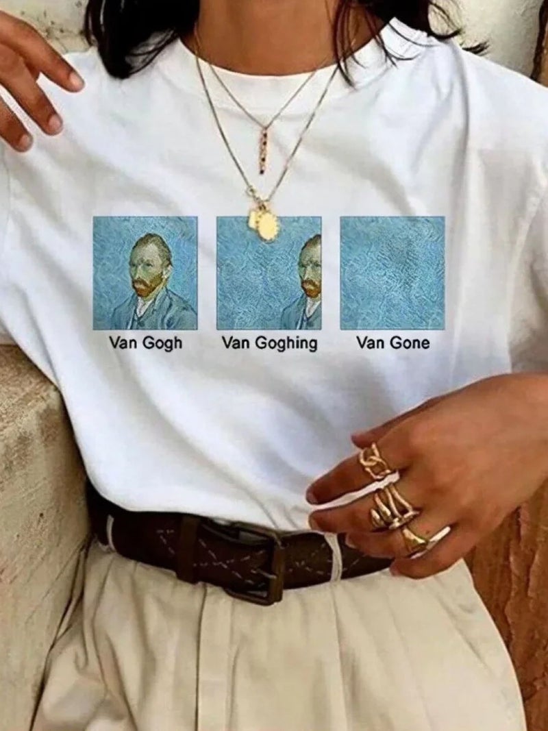Jane's JANES Oversized Printed Crew Neck T-Shirt - Image 2
