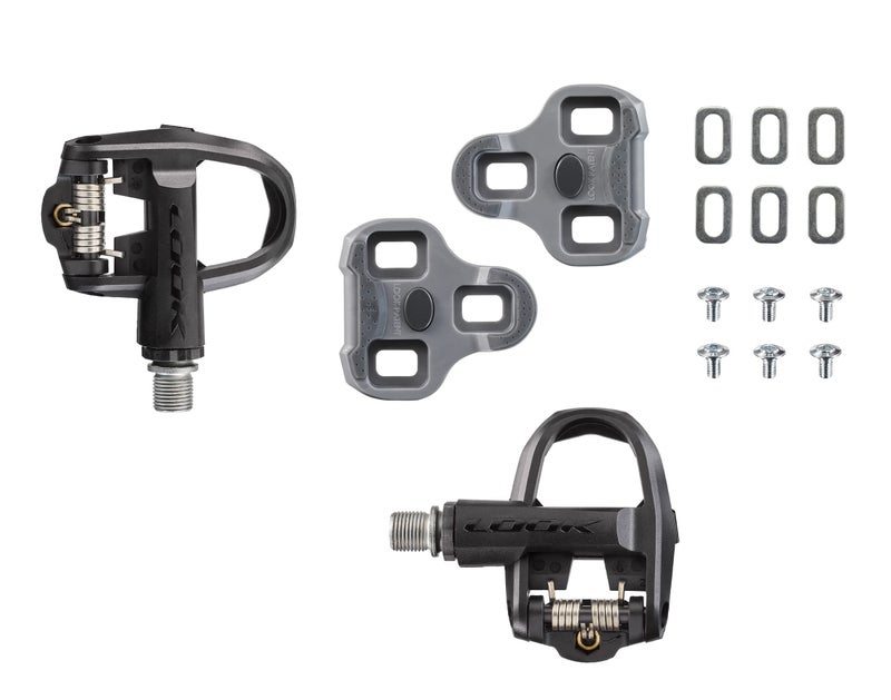 LOOK Cycle - KEO Classic 3 Bike Pedals - Clipless Pedals, 400 mm² Platform Area - Easily Adjustable Tension - Composite Body Material - Chromoly Spindle - Color Black - Image 2