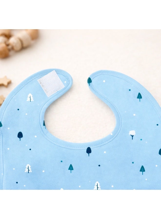 لؤي صدريات LUAY للجنسين مصنوعة من قماش الخيزران فائق النعومة بنسبة 100% مع طباعة رقمية_بودرة زرقاء - Image 4