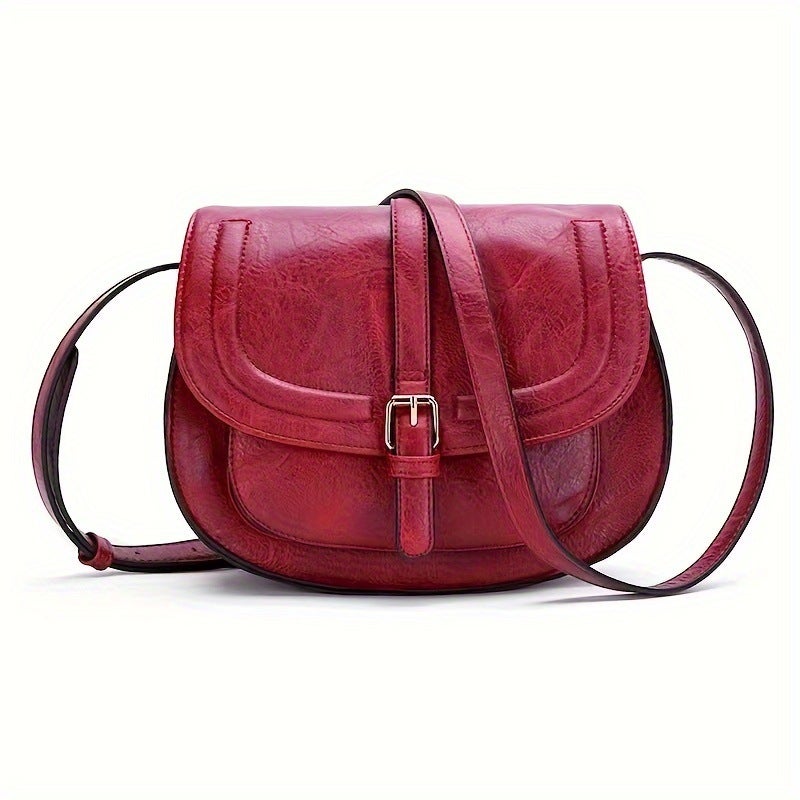 [Solid Color Saddle Bag Retro] Retro Solid Color Saddle, - Image 1