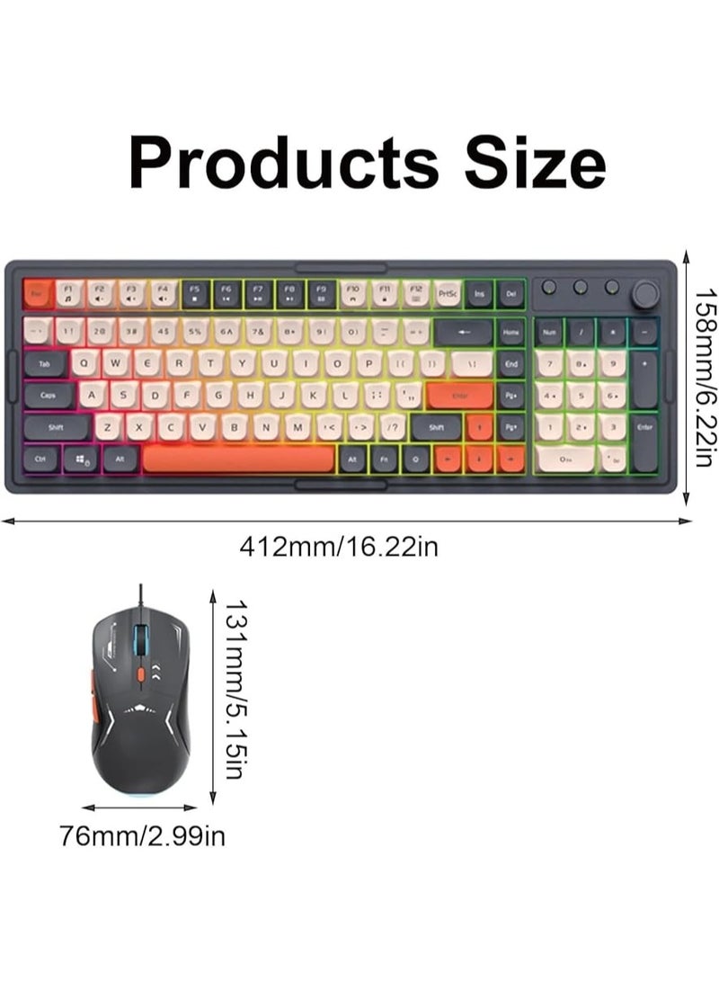 Wired Gaming Keyboard and Mouse Set – Light-Emitting Design – Comfortable & Precise for Daily Use on PC and Laptop - Image 2