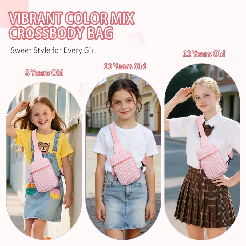 cotmcor Christmas Gifts for 8 9 10 11 12 Year Old Teens Boys Girls Kids Grandkids, Fanny Pack Crossbody Bag Small Sling Belt Bags Purse, Birthday Valentines Day Teen Boy Girl Gifts Trendy Stuff - Image 3