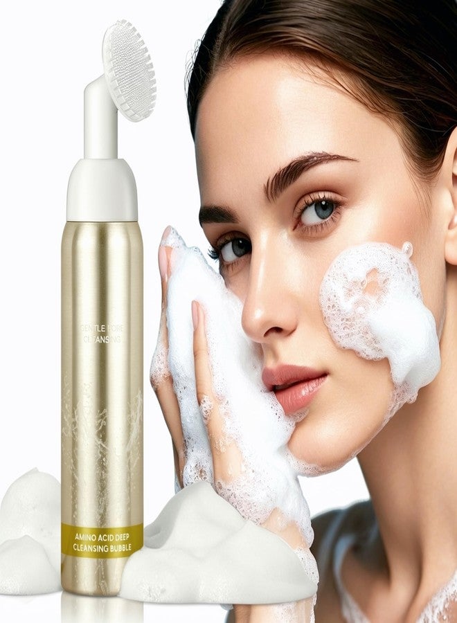 KOGEEYY Foaming Face Wash, Deep Cleansing Glow Wash Facial Cleanser With Brush(4.06oz) - Image 1