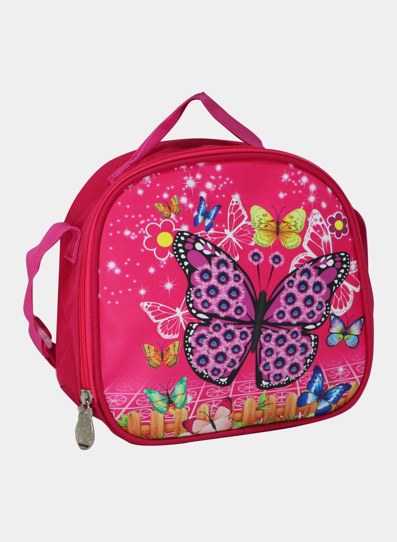 Bravo Kids School Trolley Backpack set of 3 With Pencil case and lunch bag for Girls  - Image 4