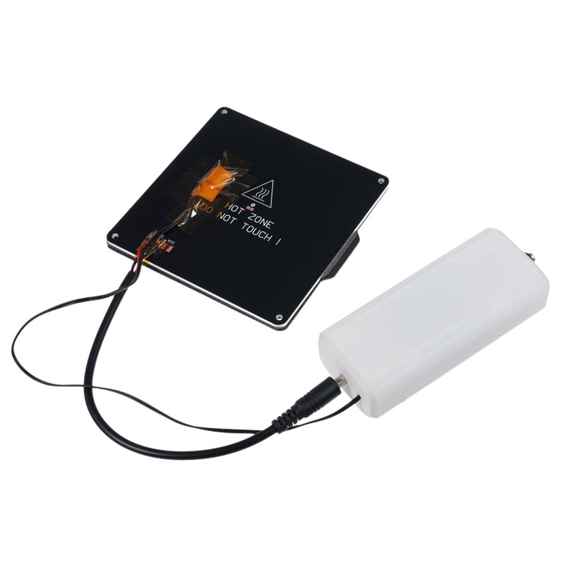 100x100mm Hotbed 60W 3D Printer Accessories Magnet Heating Platform Compatible with EasyThreed k6/k7/k9 3D Printing Machine Easy to install - Image 4