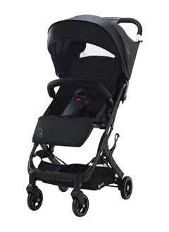 asalvo Amsterdam Stroller With Aluminum Chassis, Black  - Image 1