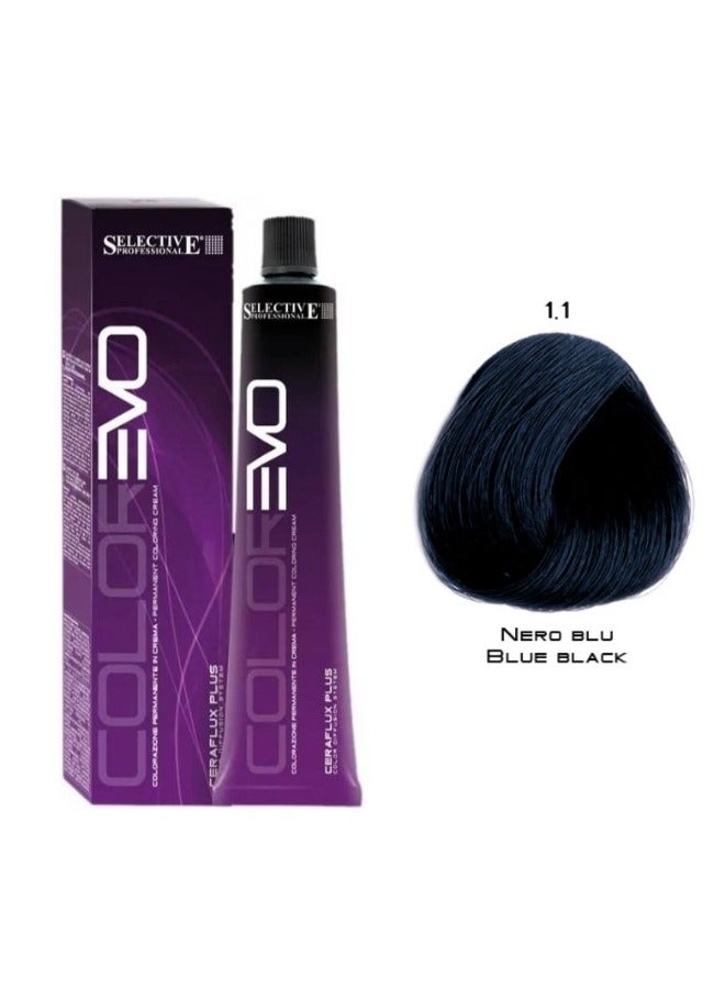 Selective Professional Colorevo 1.1 Blue Black 100Ml - Image 1