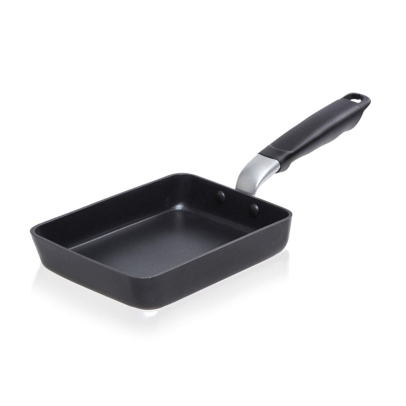 TECHEF - Tamagoyaki Japanese Omelette Pan/Egg Pan Skillet, PFOA-Free, Dishwasher Safe, Induction-Ready, Made in Korea (Black/Medium) - Image 1