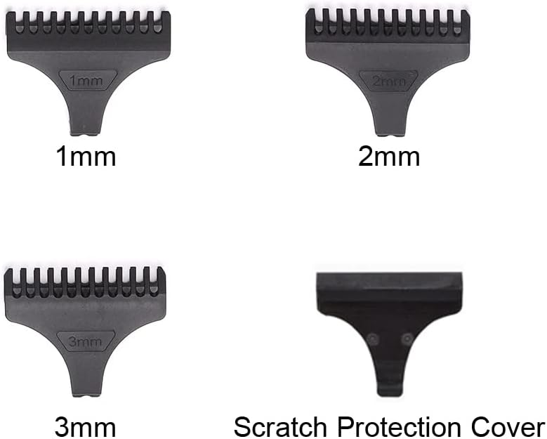 Hair Clipper Guides 8 Pack 1MM 2MM 3MM - Protection Guard Cover T-Blade Clipper Guides for Vintage T9 T-Blade Electric Trimmers Cordless Shavers Outliners Detailers - Image 5