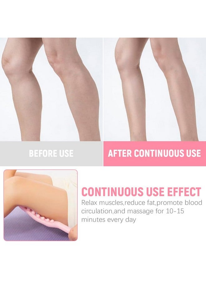 هانيا عصا تدليك HANNEA® Gua Sha عصا تدليك خطوط الطول للعناية الذاتية بنقاط الوخز بالإبر عصا تدليك قطني منحني متعدد النقاط عصا تدليك كامل الجسم للفخذ والظهر والرقبة والكتف والساق - Image 5