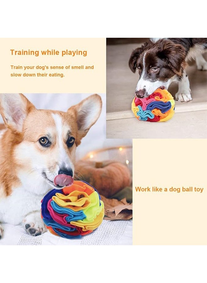 Snuffle Ball - Snuffle Ball للكلاب ، ألعاب التفاعلية لإبقائها مشغولة ، لعبة ألغاز الجرو مع حقيبة تخزين قابلة للغسل في الغسالة - Image 5