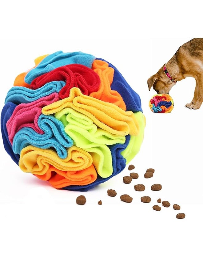 Snuffle Ball - Snuffle Ball للكلاب ، ألعاب التفاعلية لإبقائها مشغولة ، لعبة ألغاز الجرو مع حقيبة تخزين قابلة للغسل في الغسالة - Image 1