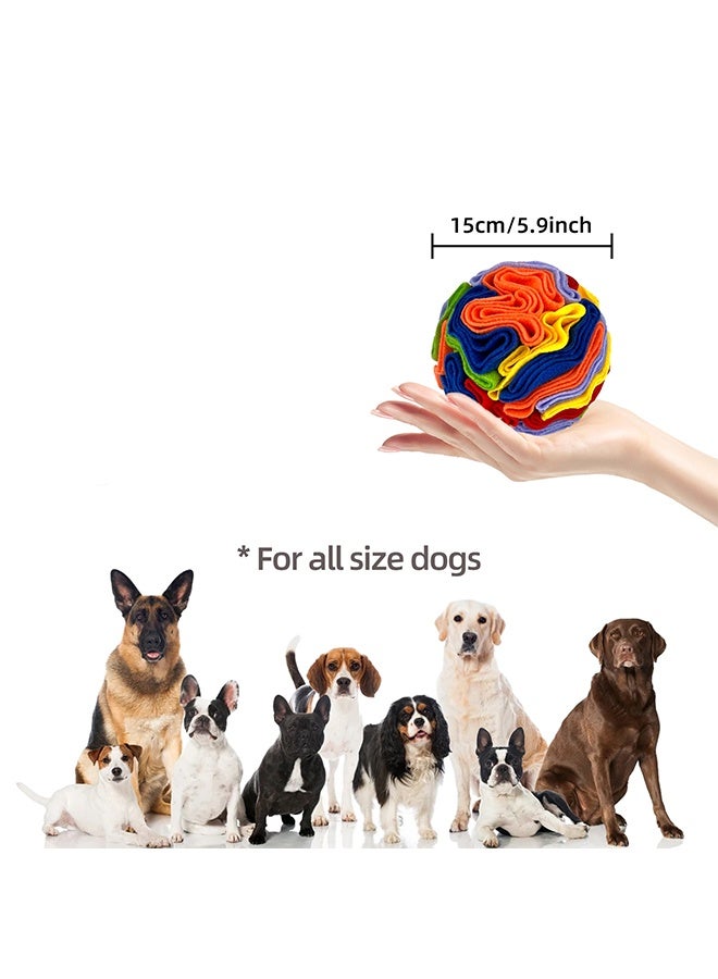 Snuffle Ball - Snuffle Ball للكلاب ، ألعاب التفاعلية لإبقائها مشغولة ، لعبة ألغاز الجرو مع حقيبة تخزين قابلة للغسل في الغسالة - Image 2
