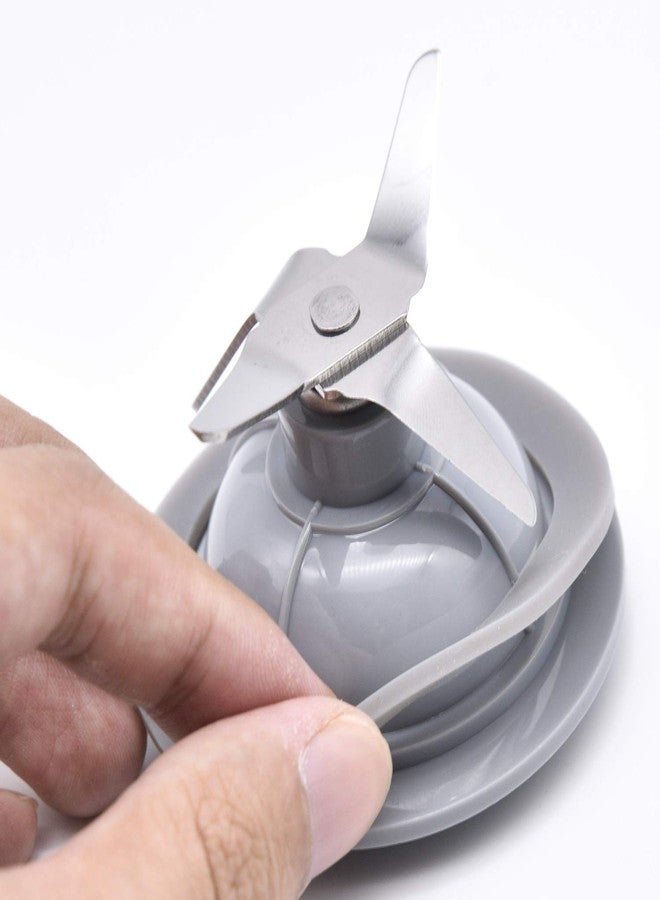 JIUDANI Blender Cutter Blade and 3 Rubber Gaskets Replacement Set, Grey, Fits Blender Models BL1900, BL3900, BL4900, BL5000, BL5900, BL6000, BL9000 - Image 4