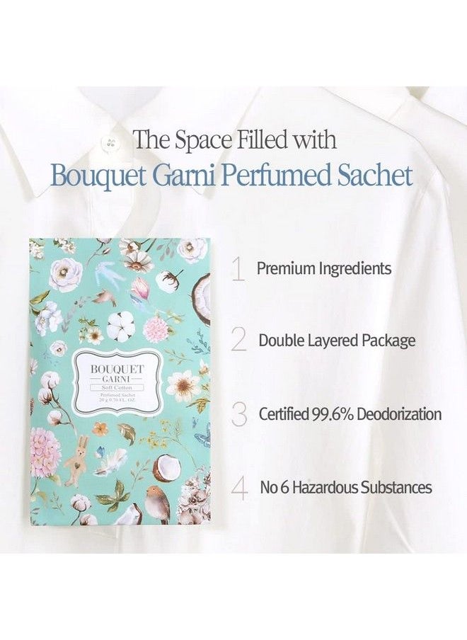 Bouquet Garni - Sachet Clean Fragrance Scent 2 Count 20G Each Long Lasting Rich Fragrance Room And Closet Deodorizer Freshener For Home Closet Odor Eliminator Silk Layon Overlaid Packing Tech - Image 1