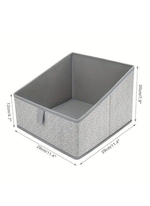1pcs Ladder Storage Box, Wardrobe Drawer Box, Dormitory Household Clothes Folding Storage Box, Desk Toy Sorting Box