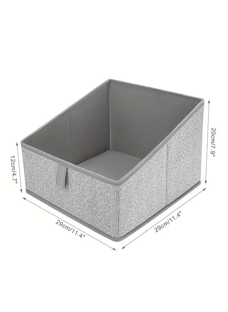 1pcs Ladder Storage Box, Wardrobe Drawer Box, Dormitory Household Clothes Folding Storage Box, Desk Toy Sorting Box