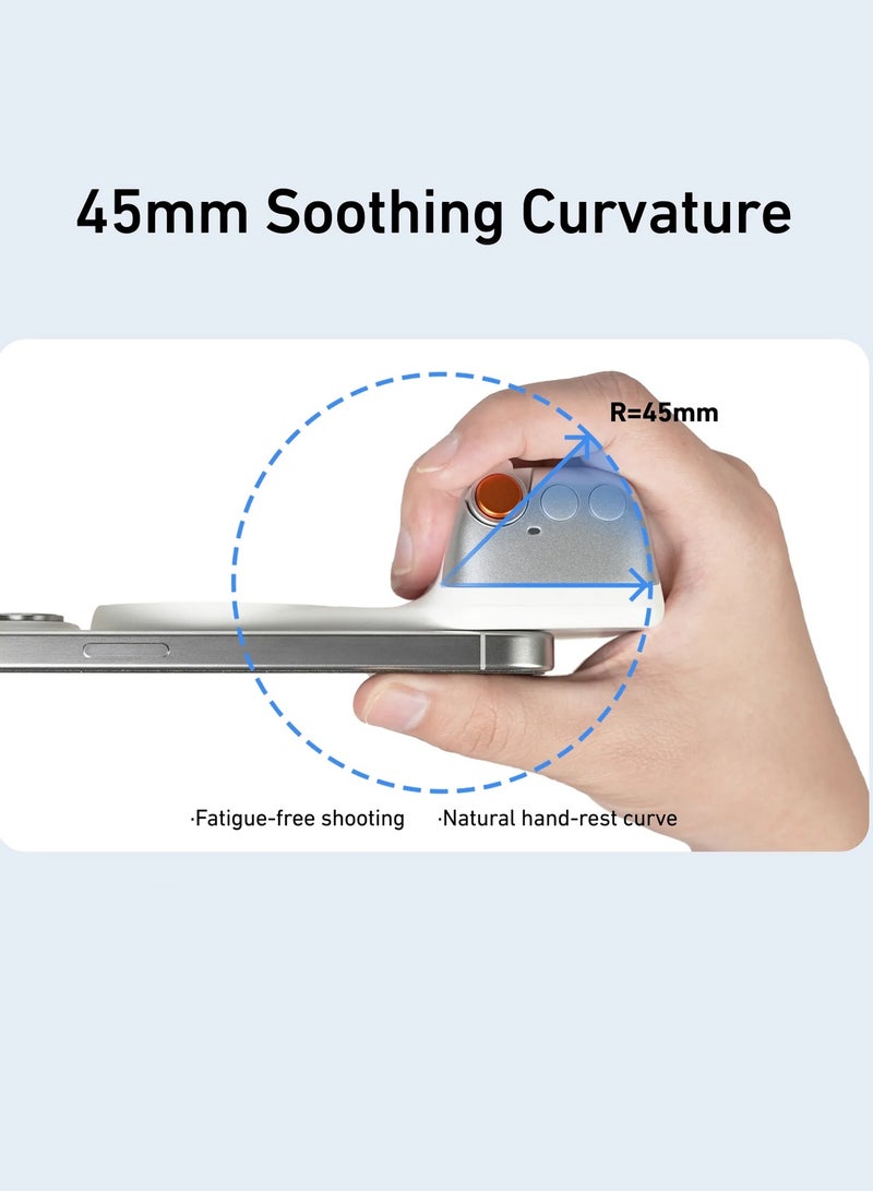 TELESIN قبضة مغناطيسية ممتعة 2 – قبضة كاميرا هاتف مغناطيسية مع جهاز تحكم بلوتوث لجهاز آيفون 17 برو - Image 4