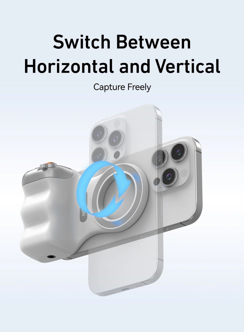 TELESIN قبضة مغناطيسية ممتعة 2 – قبضة كاميرا هاتف مغناطيسية مع جهاز تحكم بلوتوث لجهاز آيفون 17 برو - Image 5