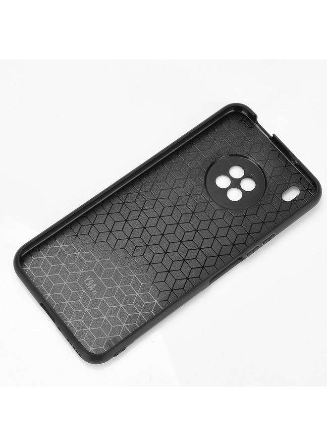 S-TOP Case For Huawei Y9a Shockproof Sewing Cow Pattern Skin PC + PU + TPU Case - Image 5