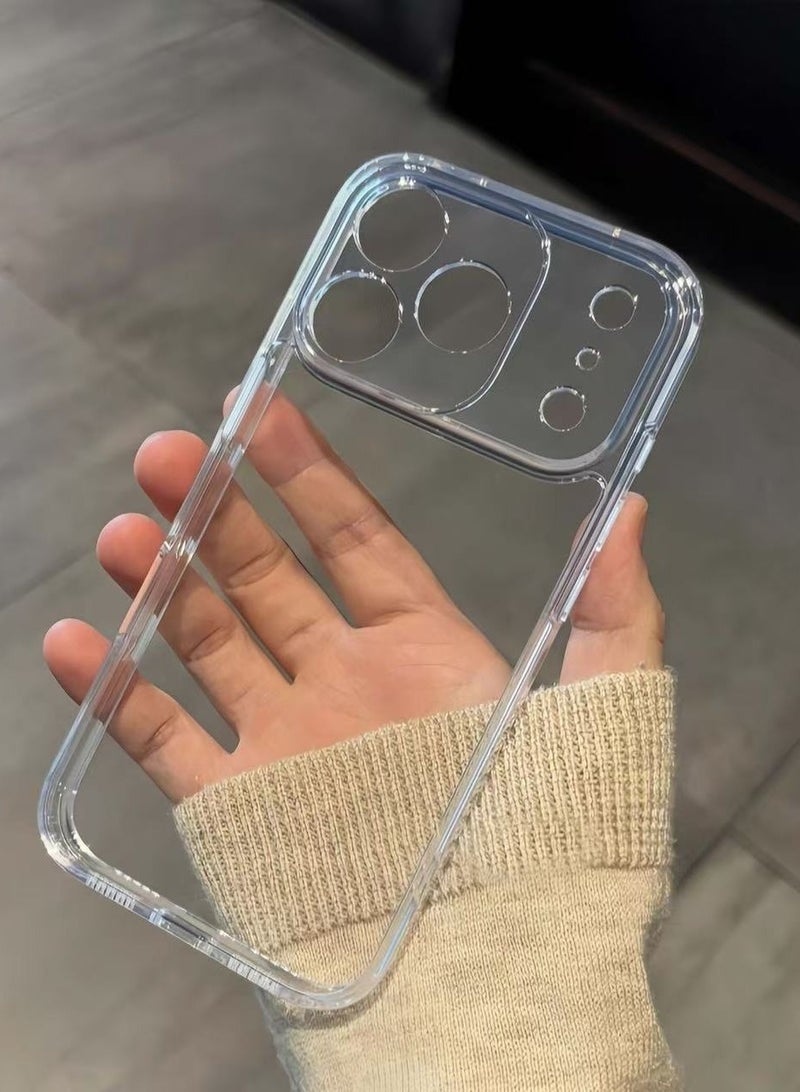 Applicable: Transparent protective case for iPhone 17 Pro Max, anti drop protection - Image 1