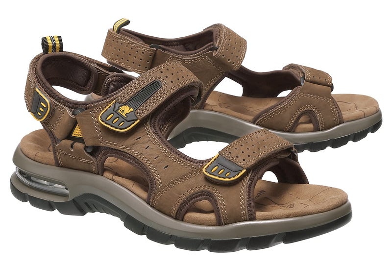CAMEL CROWN Men's Leather Sandals for Hiking Walking Beach Treads Water Athletic Outdoor with Premium Air Cushion | Waterproof - Image 5