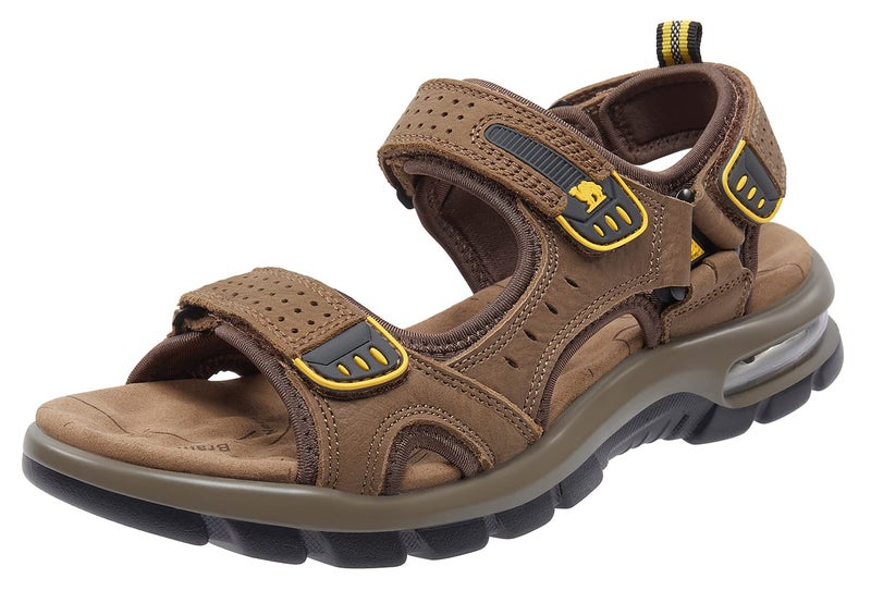 CAMEL CROWN Men's Leather Sandals for Hiking Walking Beach Treads Water Athletic Outdoor with Premium Air Cushion | Waterproof - Image 1