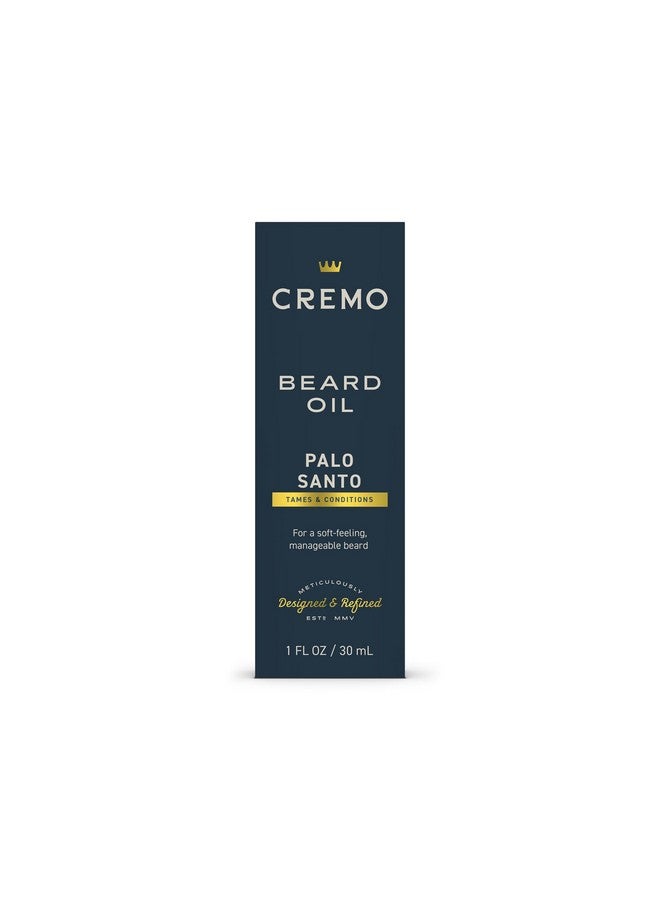 Cremo Beard Oil, Palo Santo (Reserve Collection), 1 fl oz - Restore Natural Moisture and Soften Your Beard To Help Relieve Beard Itch - Image 4