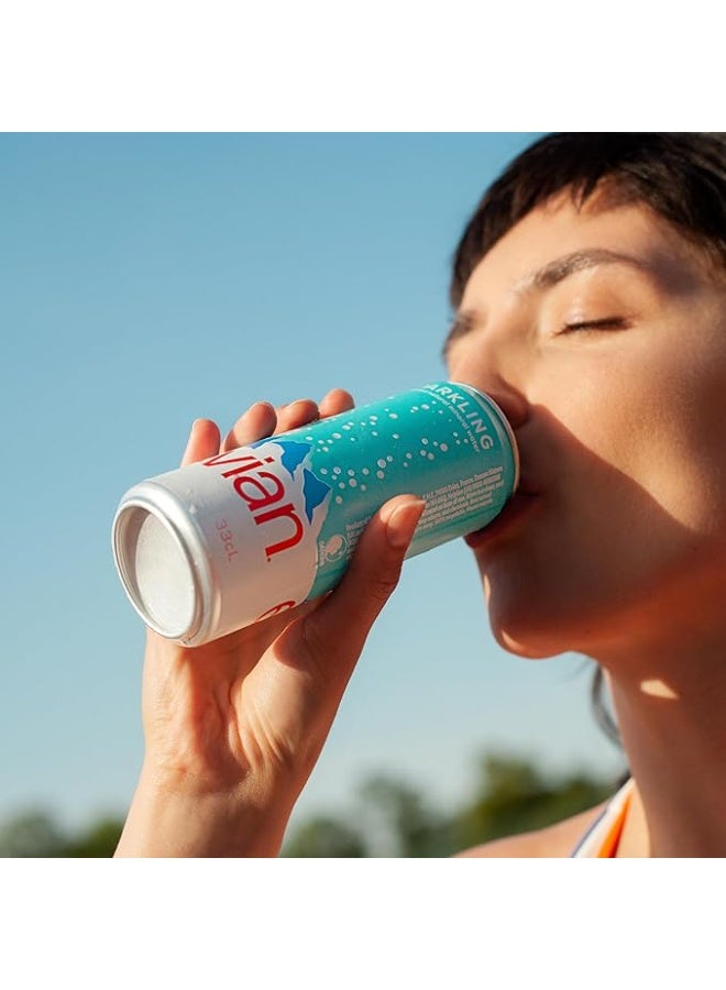 إيفيان مياه إيفيان المعدنية الطبيعية الغازية 330 مل × 24 علبة - Image 5