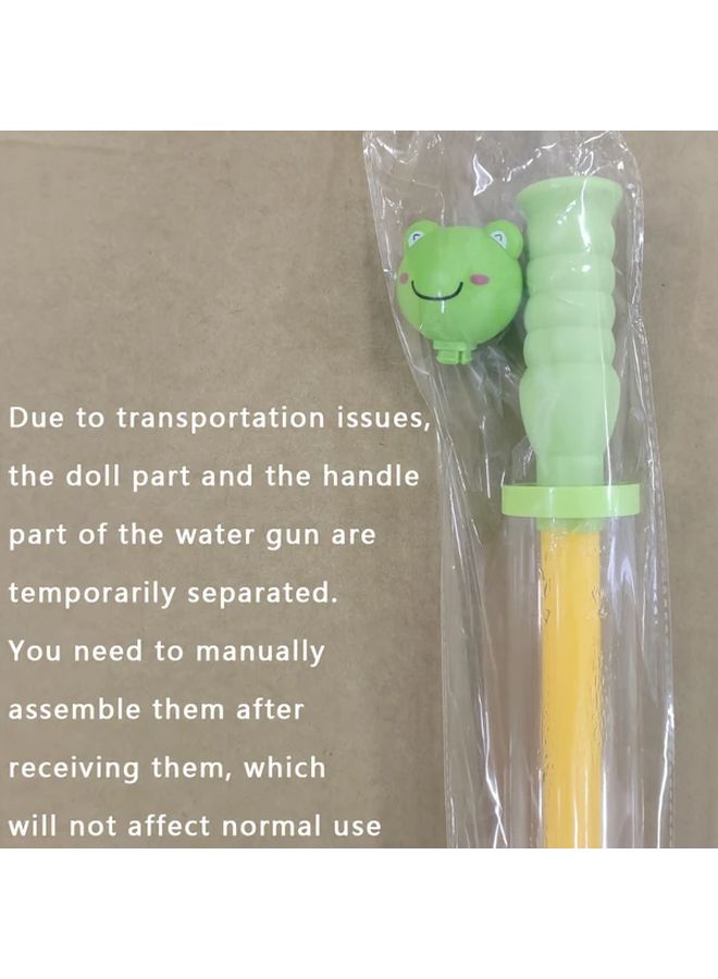 1pc Little Frog Green Water Gun Large Beach Pull String Splasher For Summer Water Battles Perfect Gift - Image 5