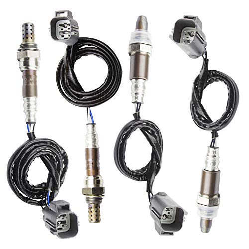 higherbro 4PCS Oxygen O2 Sensor 1 & 2 for Volvo XC90 3.2L 2007 2009 2010 2011 2012 2013 2014 Upstream + Downstream - Image 1