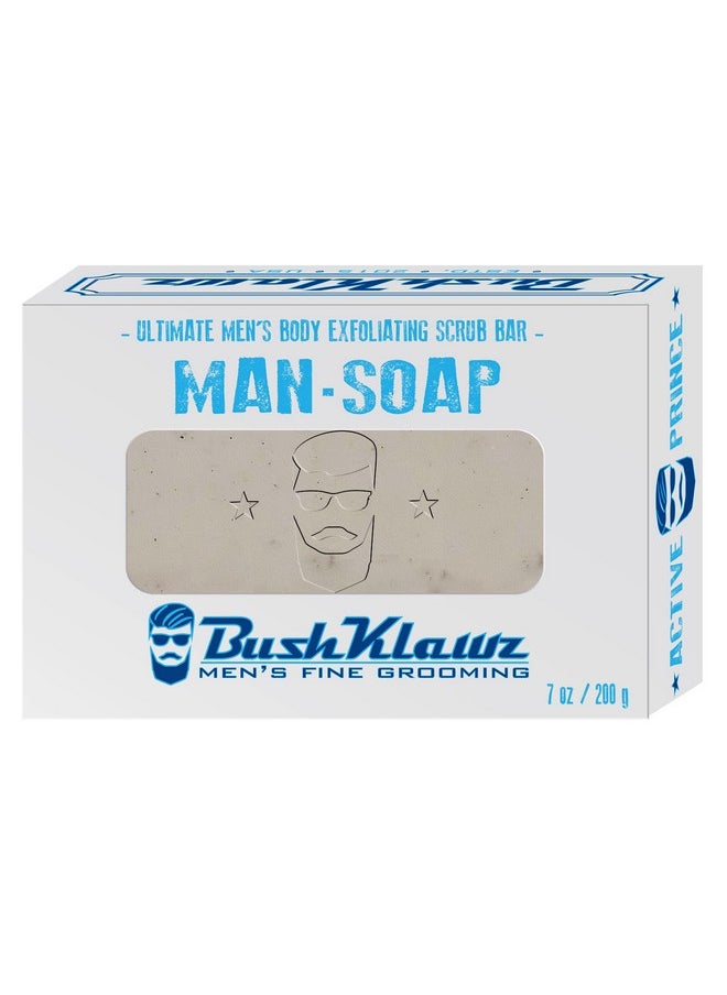 BushKlawz Exfoliating Big Brick Man Soap Deep Clean Your Skin Remove Dead Cells And Moisturize With Natural Oils200Gvariety 4 Pack  - Image 3