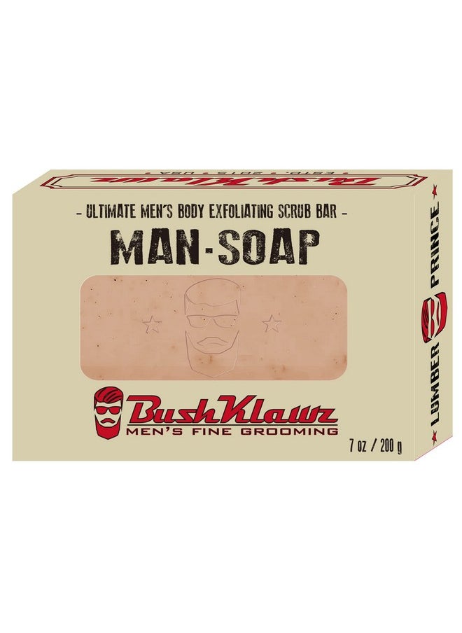 BushKlawz Exfoliating Big Brick Man Soap Deep Clean Your Skin Remove Dead Cells And Moisturize With Natural Oils200Gvariety 4 Pack  - Image 4