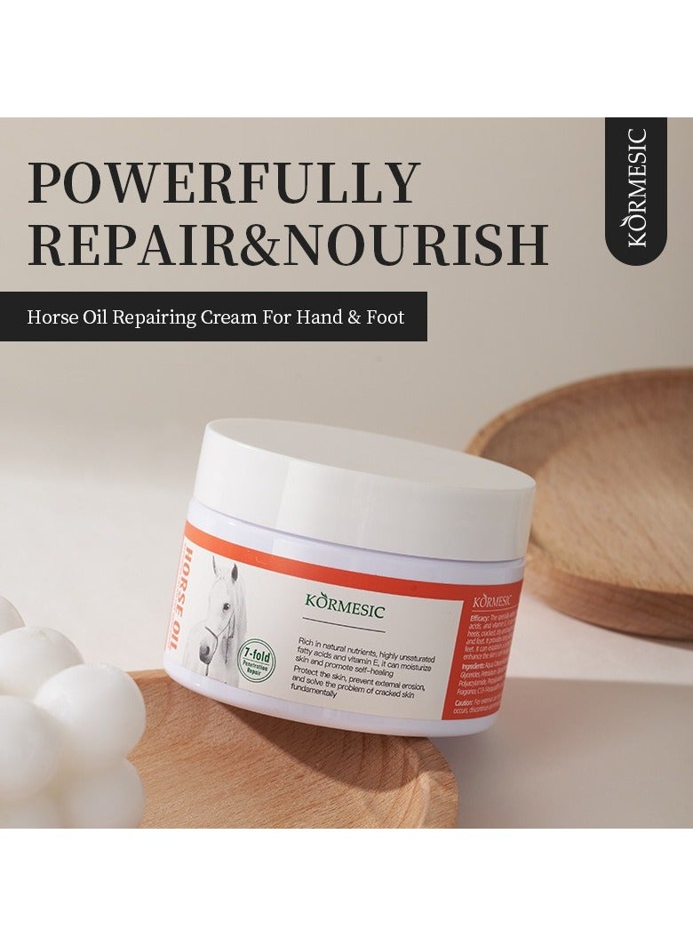 Kormesic زيت الحصان اليد والقدم كريم-110 جرام تغذية وإصلاح العلاج - Image 5
